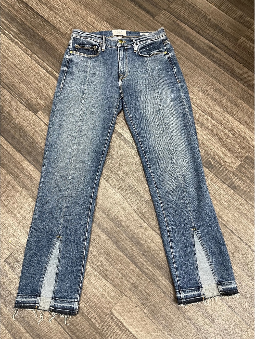 FRAME Denim Le Nouveau Straight Jeans Size 27 with Ankle Slv